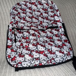 Sanrio Hello Kitty Double Strap Shoulder Bag, Mini Backpack, Adjustable Straps.
